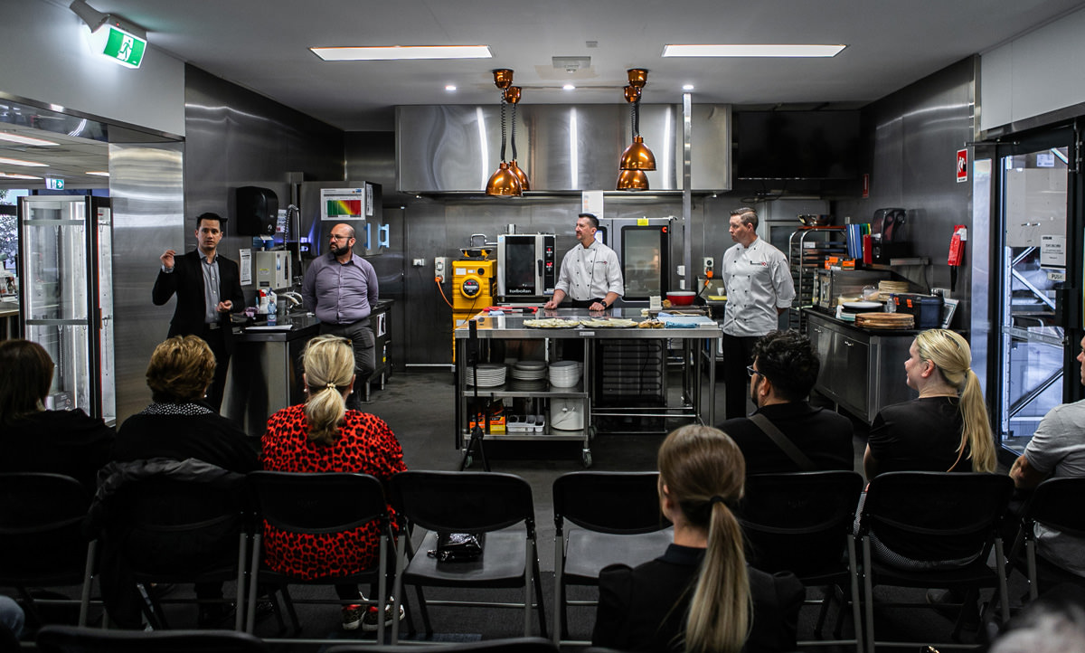 Commercial kitchen demonstration