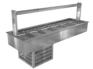 Cossiga LSRF6 6 x 1/1 Drop-in Refrigerated Cold Well