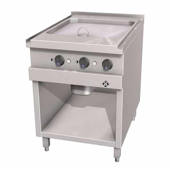 MKN Optima 850 Series 600mm Electric Griddle Plate with 1 SUPRA Heating System. (3P)